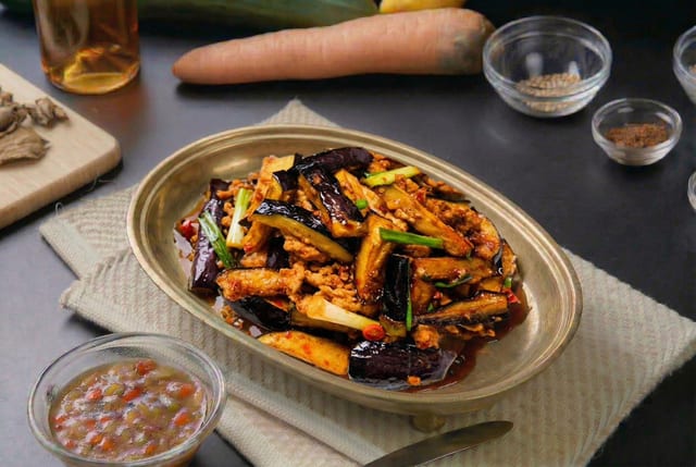 Eggplant Stir-Fried.