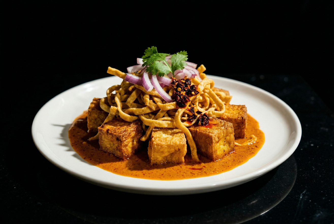 Khao Soi Tofu.