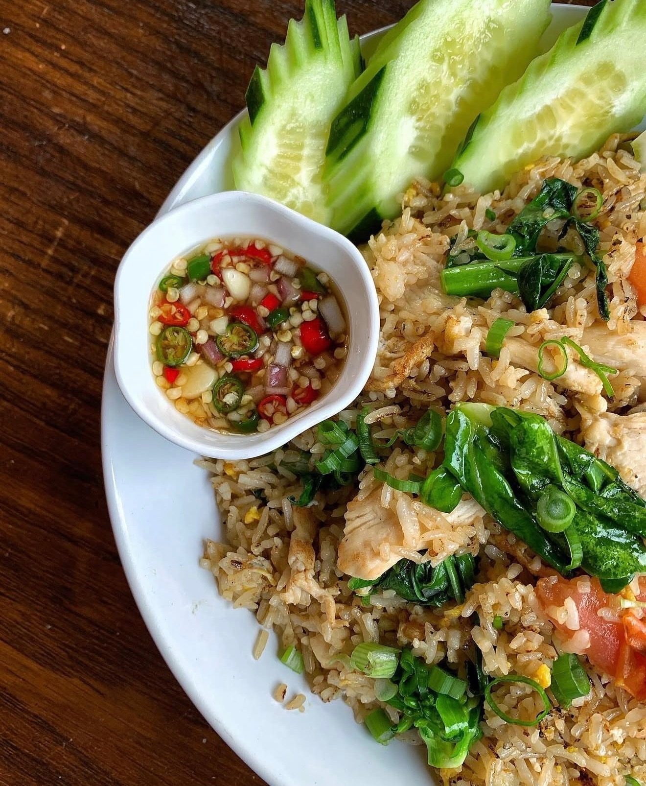 Khoa Pad Rod Fai Fried Rice.