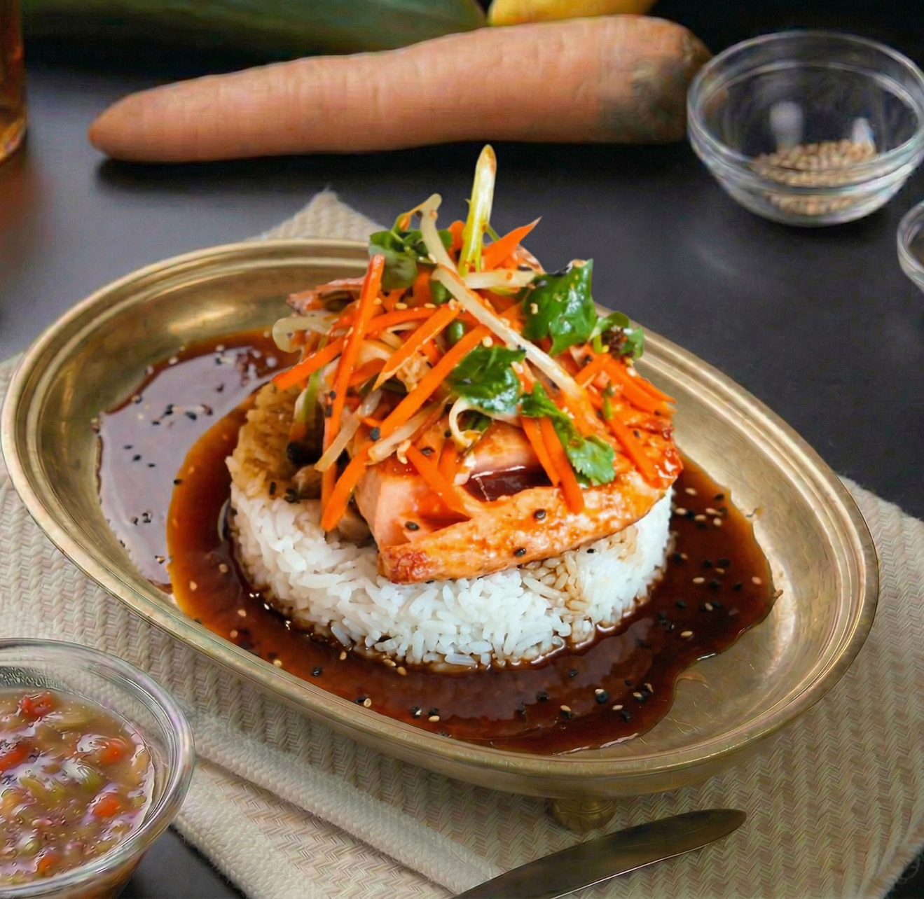 Teriyaki Salmon.